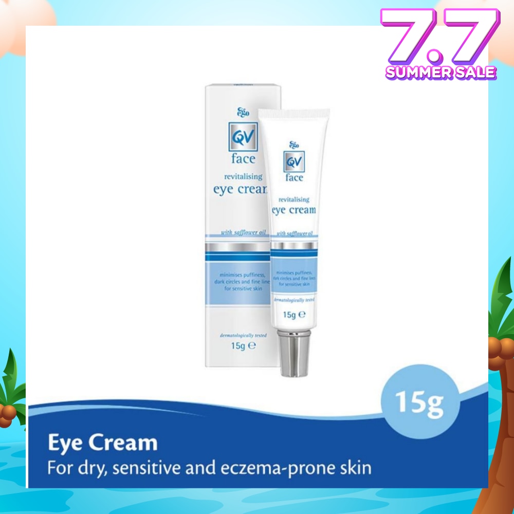 Face Revitalising Eye Cream (For Dry + Sensitive & Eczema-Prone Skin) 15g