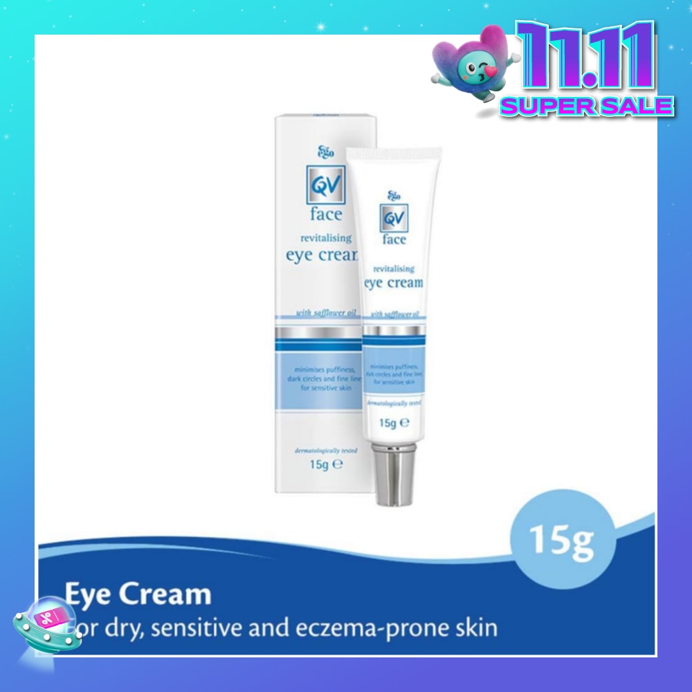Face Revitalising Eye Cream (For Dry + Sensitive & Eczema-Prone Skin) 15g