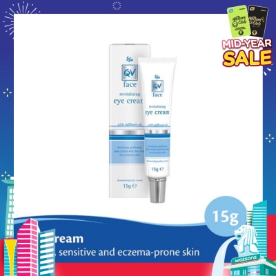EGO QV Face Revitalising Eye Cream (For Dry + Sensitive & Eczema-Prone Skin) 15g