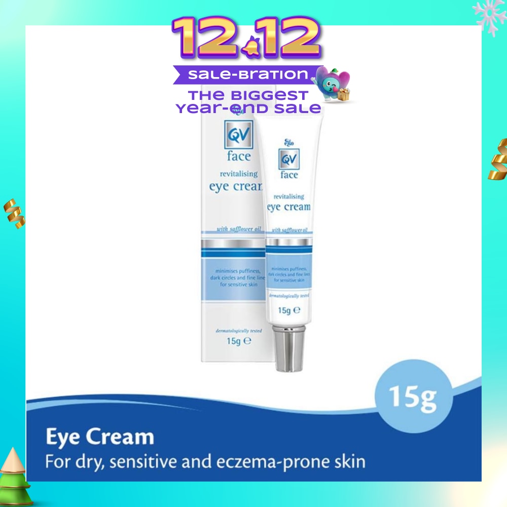 Face Revitalising Eye Cream (For Dry + Sensitive & Eczema-Prone Skin) 15g