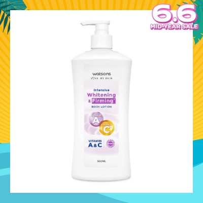 WATSONS Intensive Whitening  & Firming Body Lotion (Vitamin A & C) 500ml