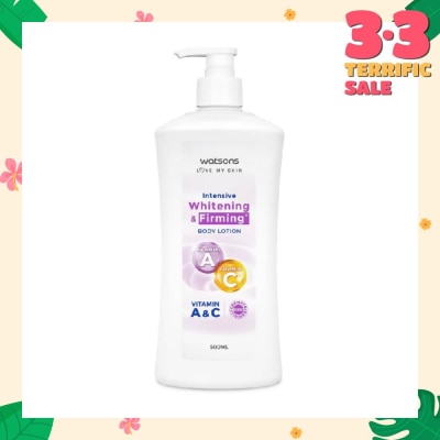 WATSONS Intensive Whitening  & Firming Body Lotion (Vitamin A & C) 500ml