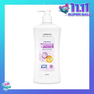 WATSONS Intensive Whitening & Firming Body Lotion (Vitamin A & C) 500ml