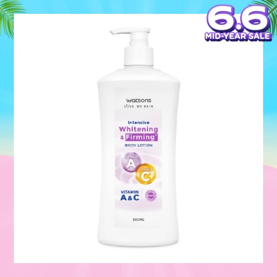 WATSONS Intensive Whitening  & Firming Body Lotion (Vitamin A & C) 500ml