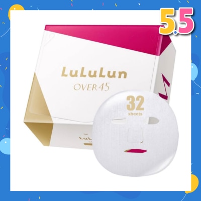 LULULUN Mask Over 45 Moist (Suitable For Daily Use, For Dull, Combination Mature Skin) 32s
