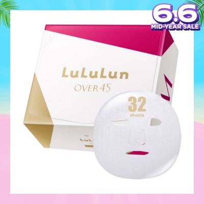 LULULUN Mask Over 45 Moist (Suitable For Daily Use, For Dull, Combination Mature Skin) 32s