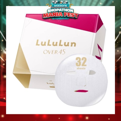 LULULUN - Mask Over 45 Moist (Suitable For Daily Use, For Dull, Combination Mature Skin) 32s