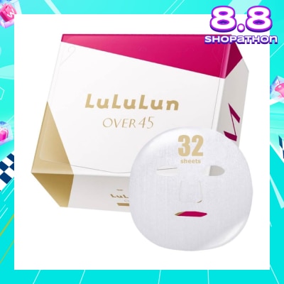 LULULUN Mask Over 45 Moist (Suitable For Daily Use, For Dull, Combination Mature Skin) 32s