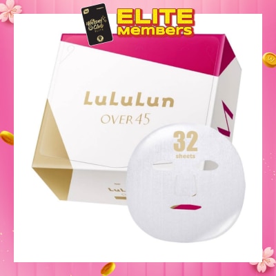LULULUN Mask Over 45 Moist (Suitable For Daily Use, For Dull, Combination Mature Skin) 32s
