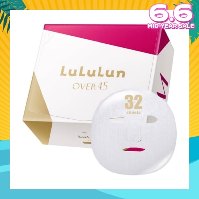 LULULUN Mask Over 45 Moist (Suitable For Daily Use, For Dull, Combination Mature Skin) 32s