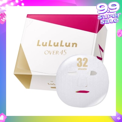 LULULUN Mask Over 45 Moist (Suitable For Daily Use, For Dull, Combination Mature Skin) 32s