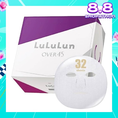 LULULUN Mask Over 45 Clear (Suitable For Daily Use, For Dull, Combination Mature Skin) 32s