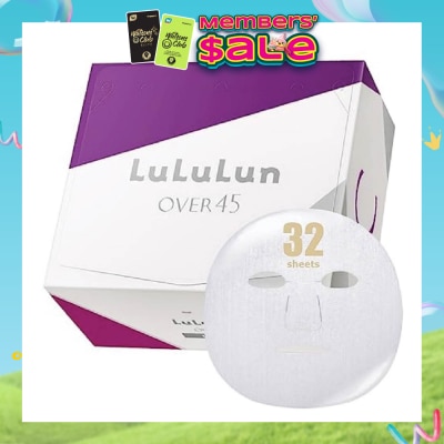 LULULUN - Mask Over 45 Clear (Suitable For Daily Use, For Dull, Combination Mature Skin) 32s