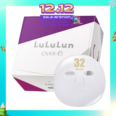 LULULUN Mask Over 45 Clear (Suitable For Daily Use, For Dull, Combination Mature Skin) 32s