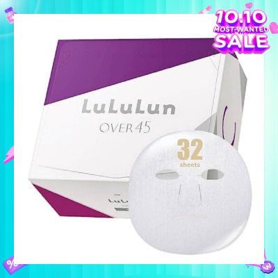 LULULUN Mask Over 45 Clear (Suitable For Daily Use, For Dull, Combination Mature Skin) 32s