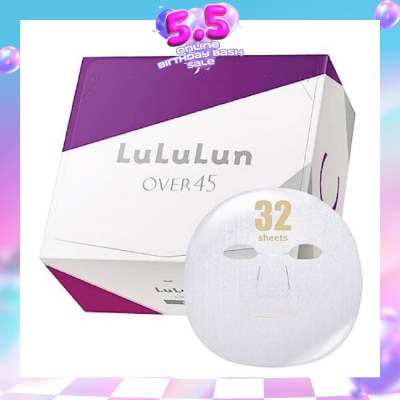 LULULUN - Mask Over 45 Clear (Suitable For Daily Use, For Dull, Combination Mature Skin) 32s