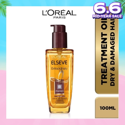 L'OREAL PARIS ELSEVE Extraordinary Oil Hair Treatment Brown Hair Oil Extra Rich (For Dry to Damaged Hair) 100ml