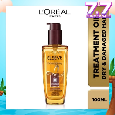 L'OREAL PARIS ELSEVE Extraordinary Oil Hair Treatment Brown Hair Oil Extra Rich (For Dry to Damaged Hair) 100ml