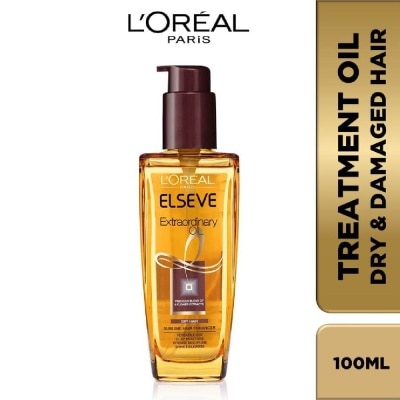 L'OREAL PARIS ELSEVE Extraordinary Oil Hair Treatment Brown Hair Oil Extra Rich (For Dry to Damaged Hair) 100ml