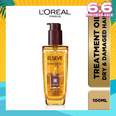 L'OREAL PARIS ELSEVE Extraordinary Oil Hair Treatment Brown Hair Oil Extra Rich (For Dry to Damaged Hair) 100ml