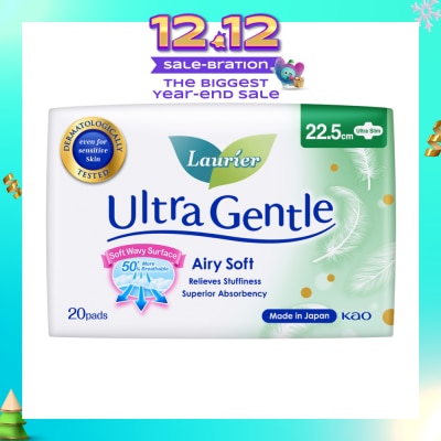 LAURIER Ultra Gentle Day 22.5cm Sanitary Pad Ultra Slim 20s