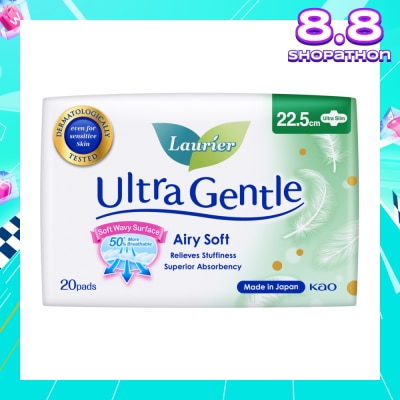 LAURIER Ultra Gentle Day 22.5cm Sanitary Pad Ultra Slim 20s