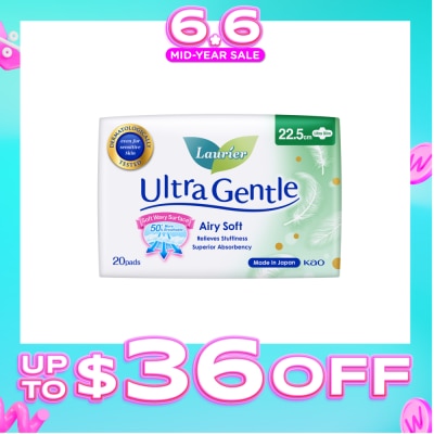 LAURIER - Ultra Gentle Day 22.5cm Sanitary Pad Ultra Slim 20s