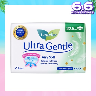 LAURIER Ultra Gentle Day 22.5cm Sanitary Pad Ultra Slim 20s