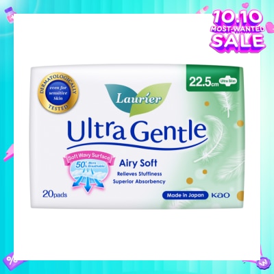 LAURIER Ultra Gentle Day 22.5cm Sanitary Pad Ultra Slim 20s