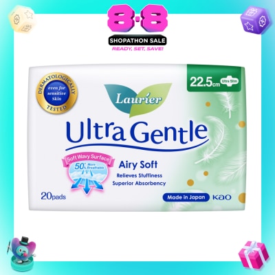 LAURIER - Ultra Gentle Day 22.5cm Sanitary Pad Ultra Slim 20s
