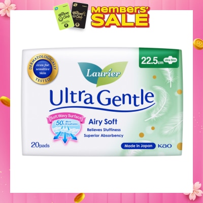 LAURIER Ultra Gentle Day 22.5cm Sanitary Pad Ultra Slim 20s