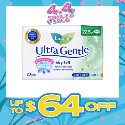 LAURIER - Ultra Gentle Day 22.5cm Sanitary Pad Ultra Slim 20s