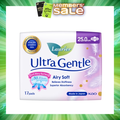 LAURIER - Ultra Gentle Day Sanitary Pad 25cm Ultra Slim 17s