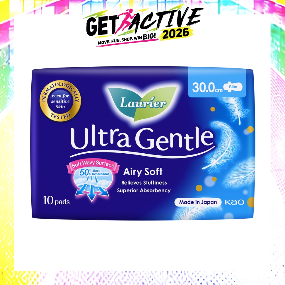 Ultra Gentle Night 30cm Sanitary Pad Wing 10s image