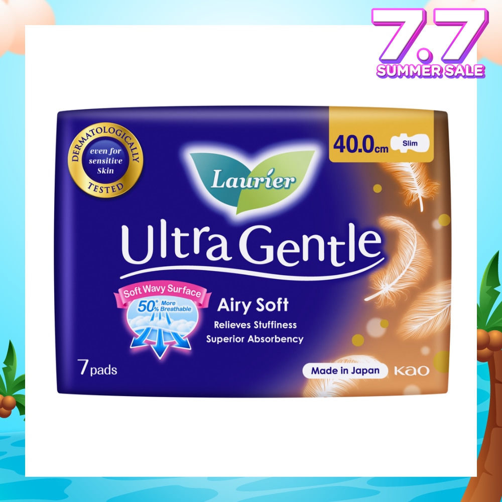 Ultra Gentle Night 40cm Sanitary Pad Heavy Flow 7s