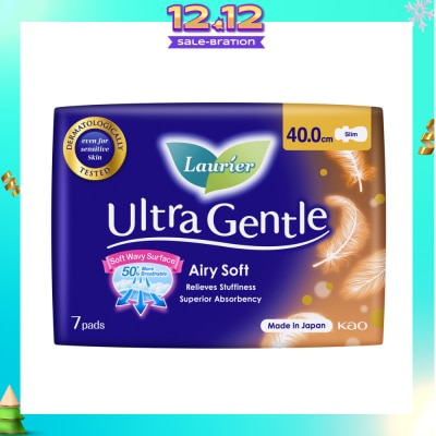 LAURIER Ultra Gentle Night 40cm Sanitary Pad Heavy Flow 7s