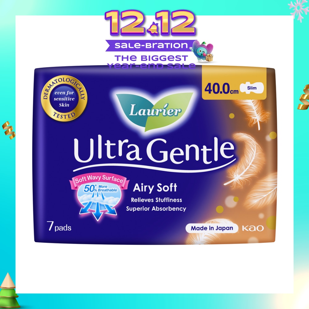 Ultra Gentle Night 40cm Sanitary Pad Heavy Flow 7s