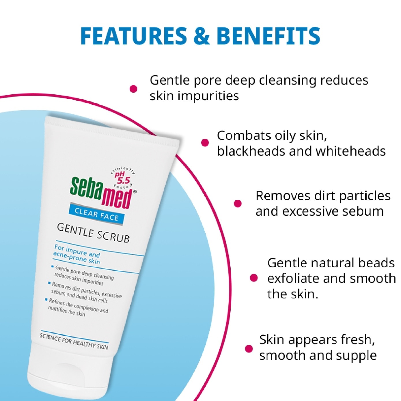 Clear Face Gentle Scrub 150ml image