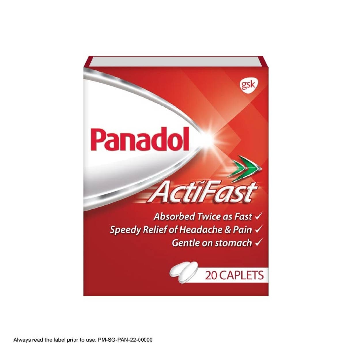 Panadol Actifast Caplets 20s