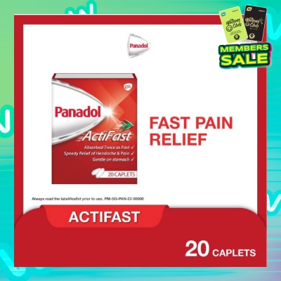 PANADOL Actifast Caplets 20s