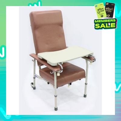 ASSURE Geriatric Chair with height Adjustable and 2 rearwheel 1'pc