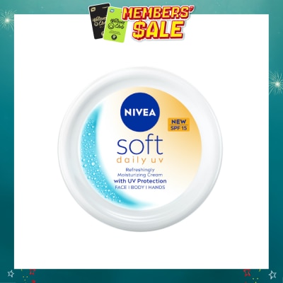 NIVEA - Soft Daily UV Moisturizing Cream SPF 15 200ml