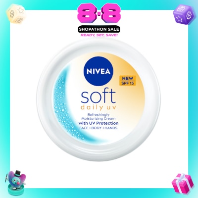 NIVEA - Soft Daily UV Moisturizing Cream SPF 15 200ml
