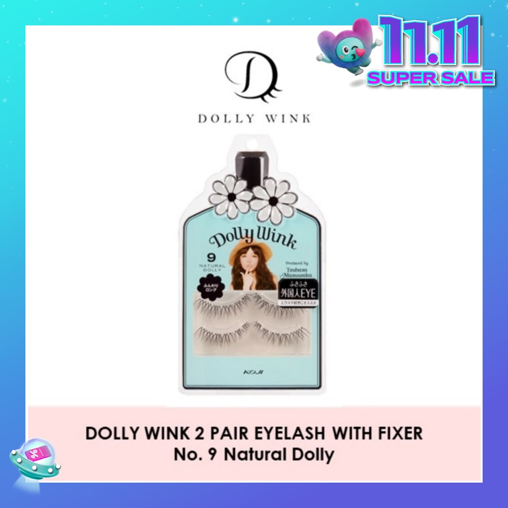 Eyelash With Fixer 09 Natural Dolly 2s