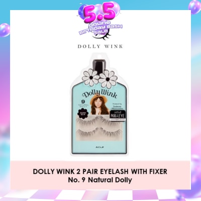 DOLLY WINK - Eyelash With Fixer 09 Natural Dolly 2s