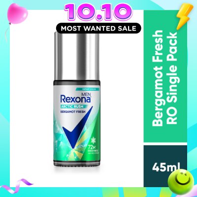 REXONA Men Arctic Rush Bergamot Fresh Roll On Deodorant 45ml image