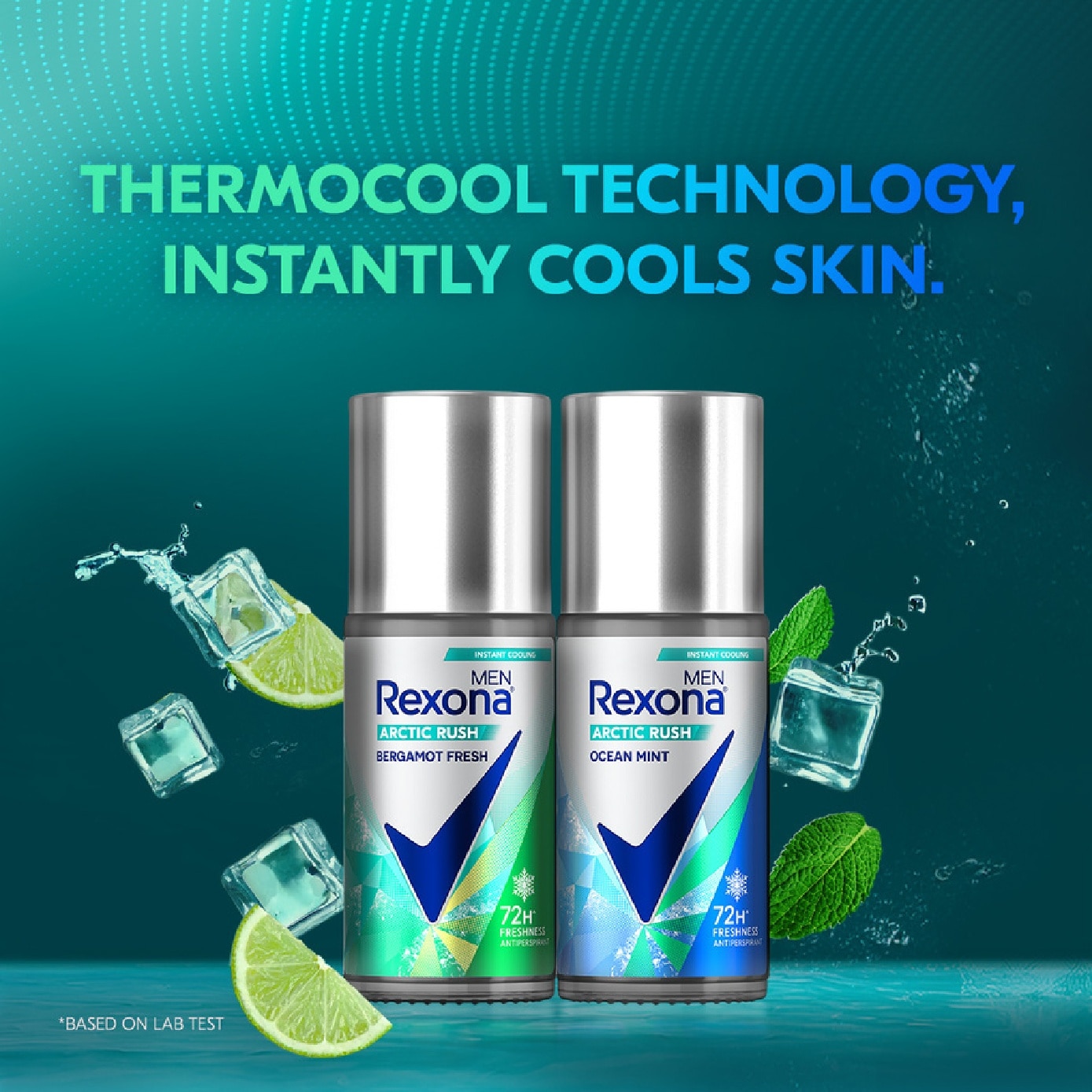 Men Arctic Rush Ocean Mint Roll On Deodorant 45ml
