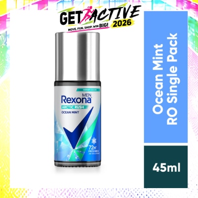 REXONA - Men Arctic Rush Ocean Mint Roll On Deodorant 45ml image