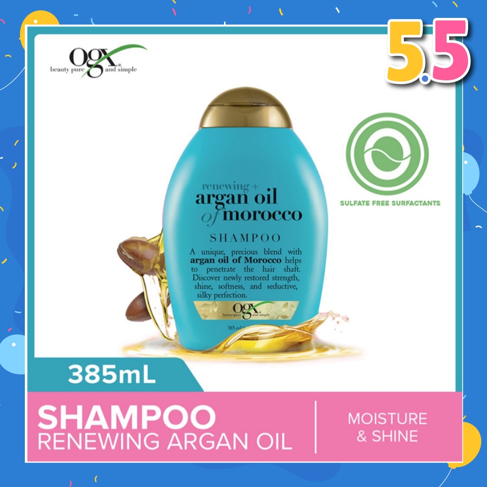 Argan Oil Of Morocco Shampoo + Renewing (For All Hair Types) 385ml