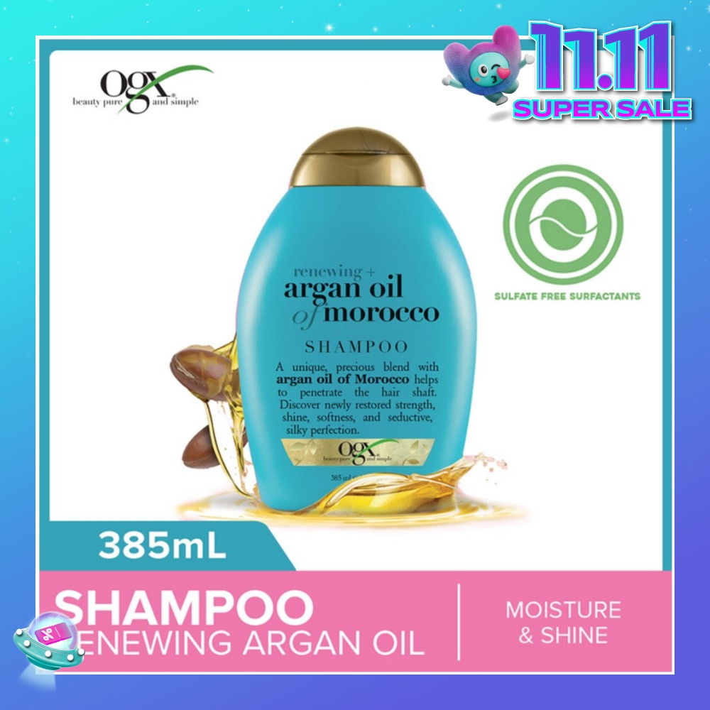 Argan Oil Of Morocco Shampoo + Renewing (For All Hair Types) 385ml
